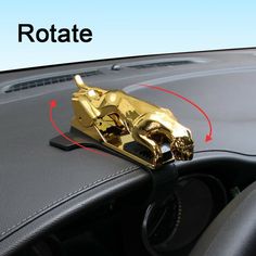 LEOPARD , CHEETAH , PHONE HOLDER || GOLD PLATED || METAL TOUCH [FREE SHIPPING]