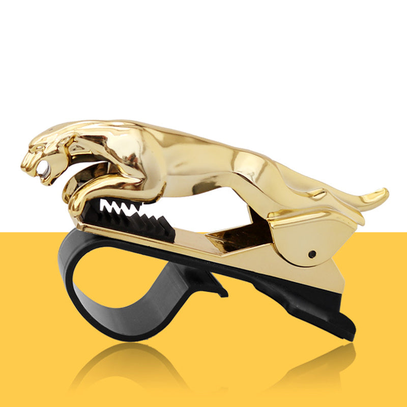 LEOPARD , CHEETAH , PHONE HOLDER || GOLD PLATED || METAL TOUCH [FREE SHIPPING]