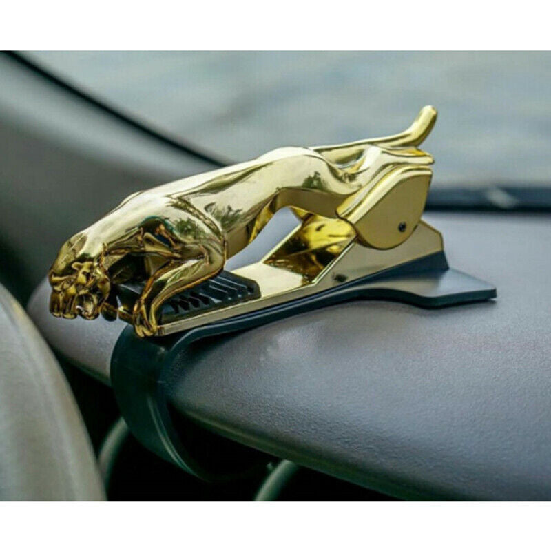 LEOPARD , CHEETAH , PHONE HOLDER || GOLD PLATED || METAL TOUCH [FREE SHIPPING]