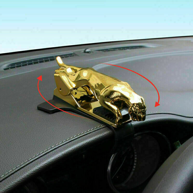 LEOPARD , CHEETAH , PHONE HOLDER || GOLD PLATED || METAL TOUCH [FREE SHIPPING]