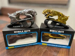 LEOPARD , CHEETAH , PHONE HOLDER || GOLD PLATED || METAL TOUCH [FREE SHIPPING]